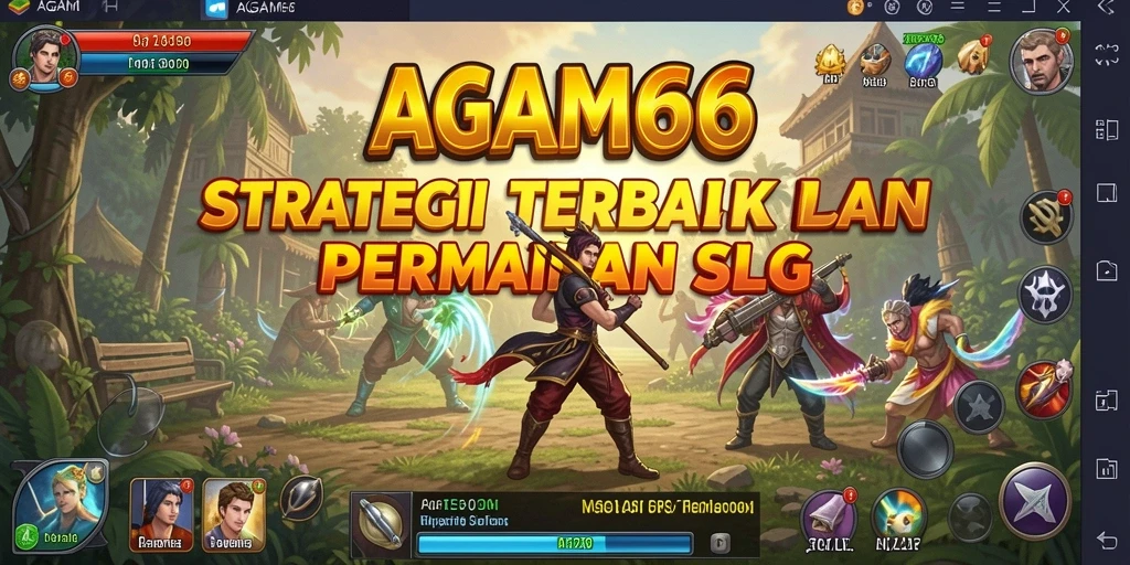Tampilan gameplay penuh aksi dan strategi di AGAM66.