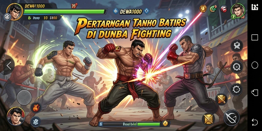 Tampilan gameplay DEWA1000 yang mendebarkan dan penuh aksi.