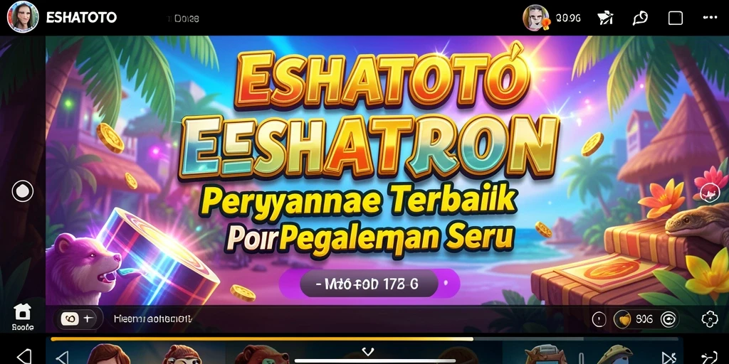 Screenshot gameplay Slot ESHATOTO yang menarik dan menghibur.