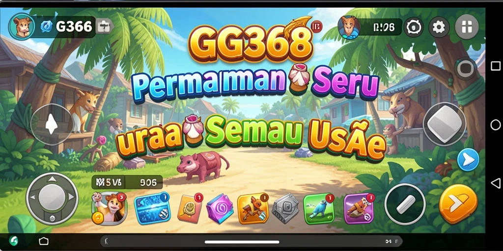 Tampilan menarik dari gameplay GG368 yang seru dan santai.