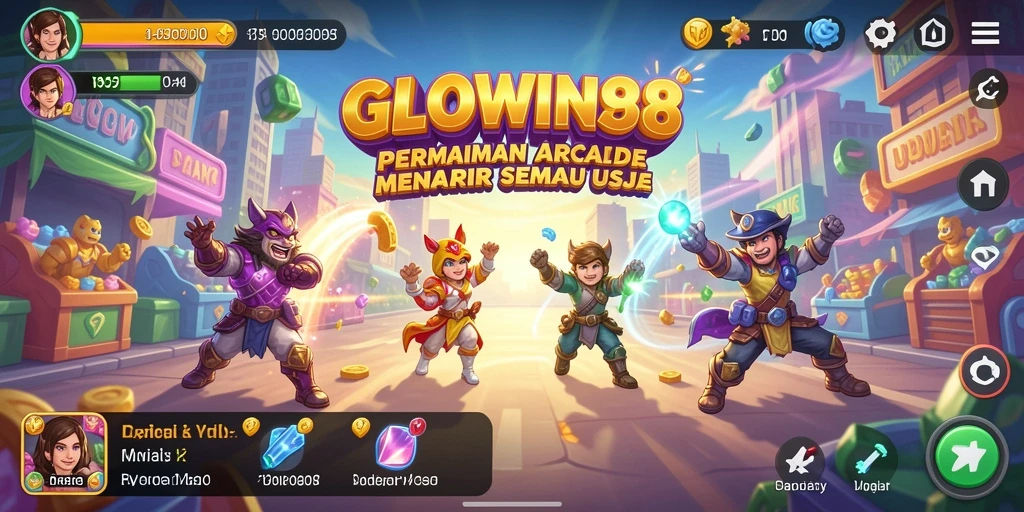 Screenshot GLOWIN88 menampilkan gameplay seru dan menarik.