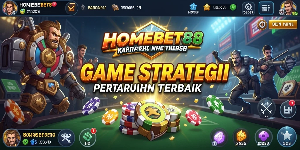 Tangkapan layar gameplay seru HOMEBET88 dengan strategi pertaruhan.