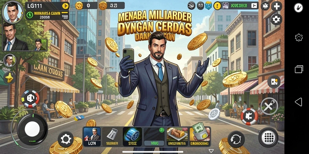 Tampilan gameplay LG111 yang menarik menarik minat pemain Tycoon.