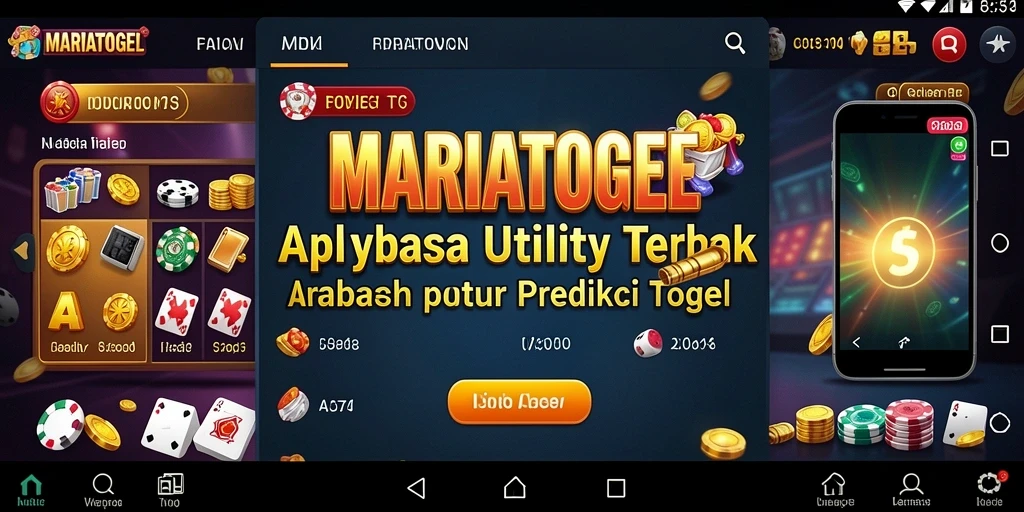 Tampilan aplikasi MARIATOGEL dengan antarmuka yang intuitif dan ramah pengguna.
