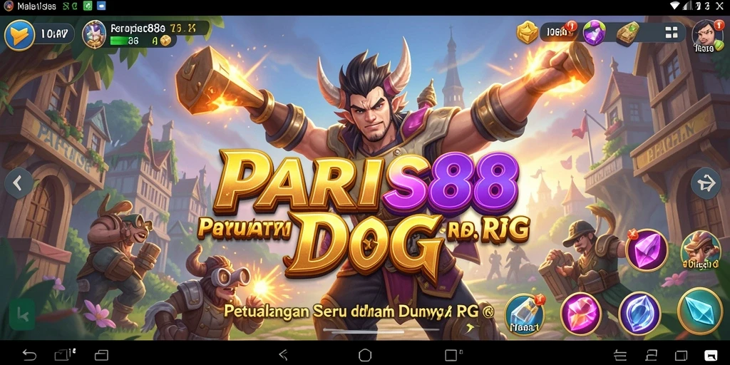 Tampilan menarik dari gameplay RPG yang mendebarkan.