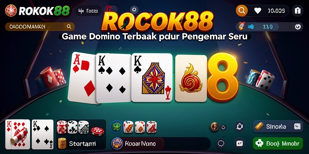 Tampilan gameplay ROKOK88 yang menarik dan interaktif.