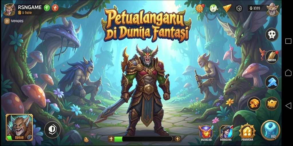 Tampilan gameplay seru di RSNGAME dengan aksi petualangan yang mendebarkan.