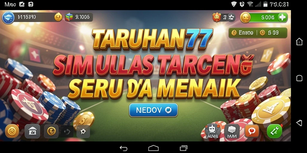 Tampilan gameplay TARUHAN77 yang mengasyikkan dan interaktif.