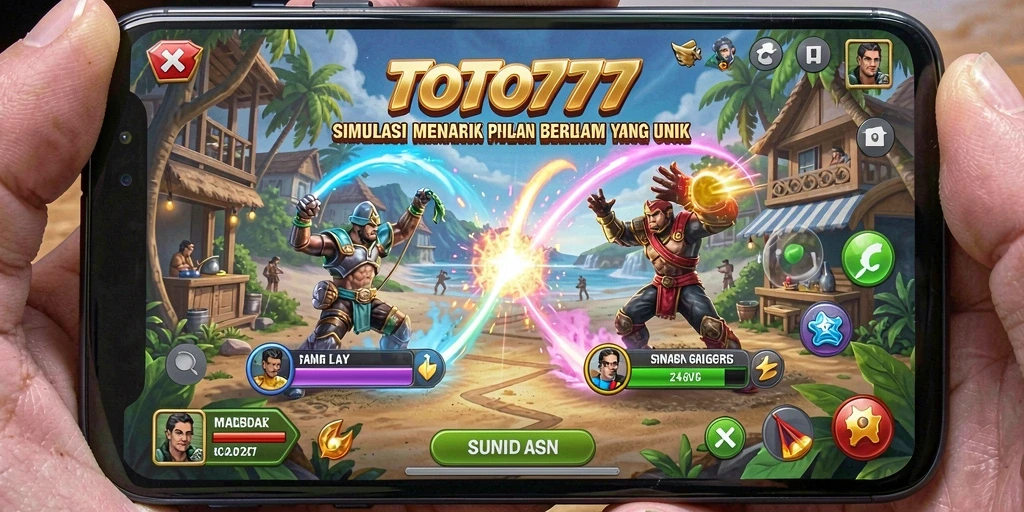 Screenshot utama TOTO777 menampilkan gameplay simulasi yang menarik dan interaktif.