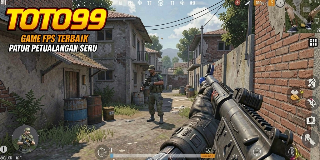 Screenshot gameplay seru di TOTO99 menunjukkan aksi tembak-menembak yang intens.