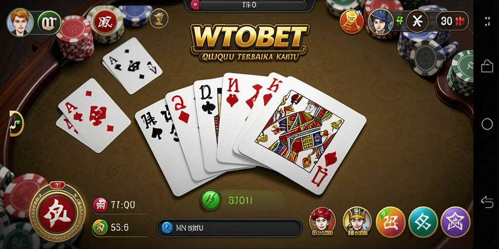 Tampilan gameplay QiuQiu yang menarik dan kompetitif.